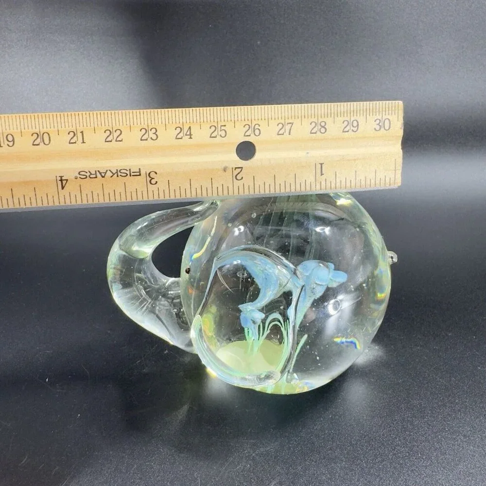 Glass Elephant clear round